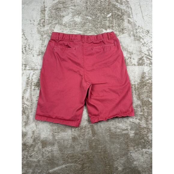 The Childrens Place 16 HUSKY Red Chino Shorts Boys Youth Adjustable Waist - Picture 2 of 6